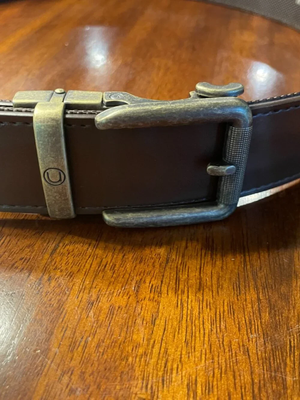 Mens Nexbelt Brown PRC 100-893-BP-03-20-W Ratchet Leather Cut to Size SSL1811